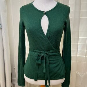 Cashmere Wrap Sweater - XS - Banana Republic